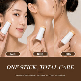 TrySafe balm on bathroom vanity in lifestyle scene showing daily routine benefit