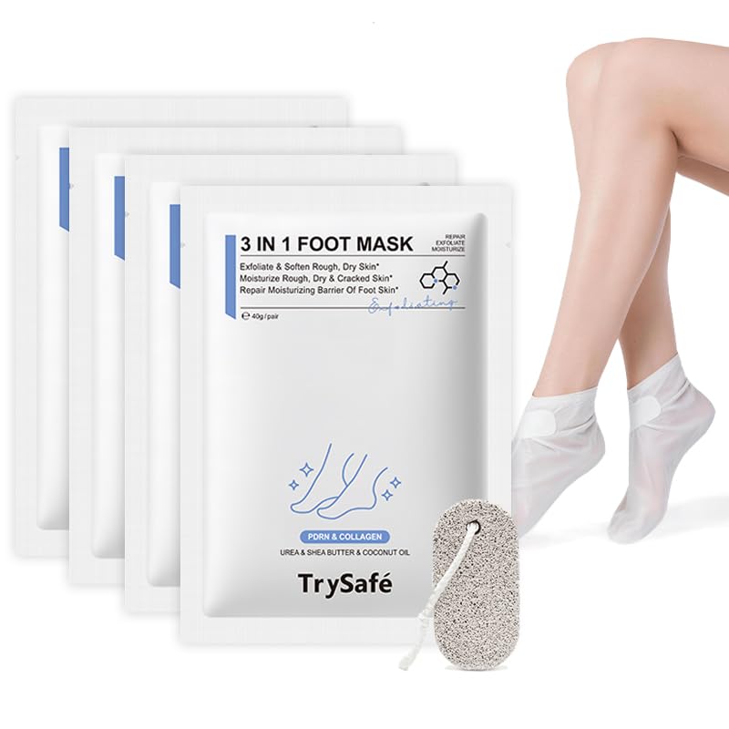 TrySafe front packaging showing four pairs and clear benefits