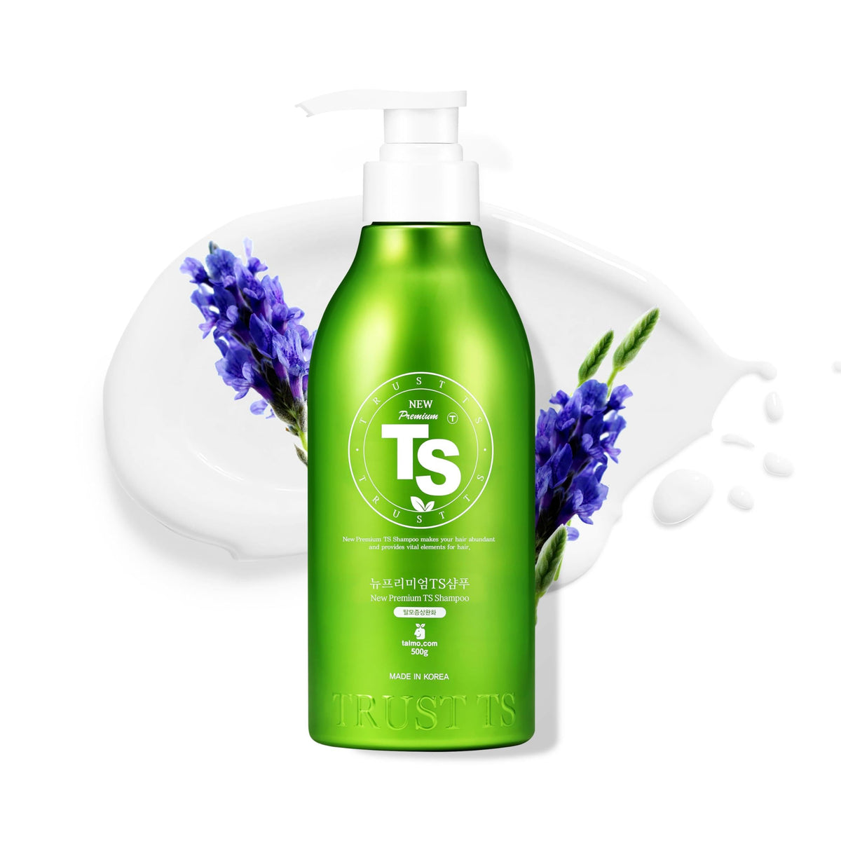 TS SHAMPOO front packaging showing bottle and label, clear product identity and size