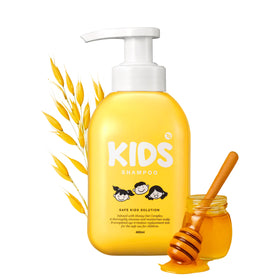 TS SHAMPOO front packaging showing bottle and child-friendly design benefits