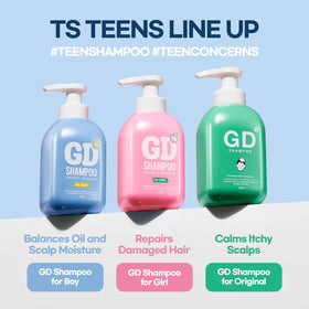 TS SHAMPOO on bathroom shelf illustrating daily routine convenience