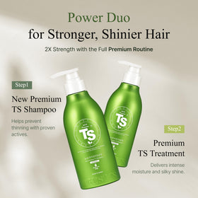 TS SHAMPOO essential oils composition with orange and bergamot for fresh scent