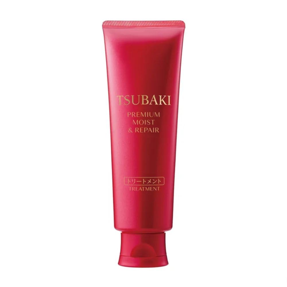Tsubaki front packaging showing 160g tub and premium benefits
