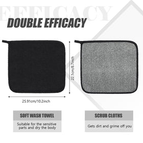 Tudomro double-sided closeup showing soft and scrub surfaces for versatility