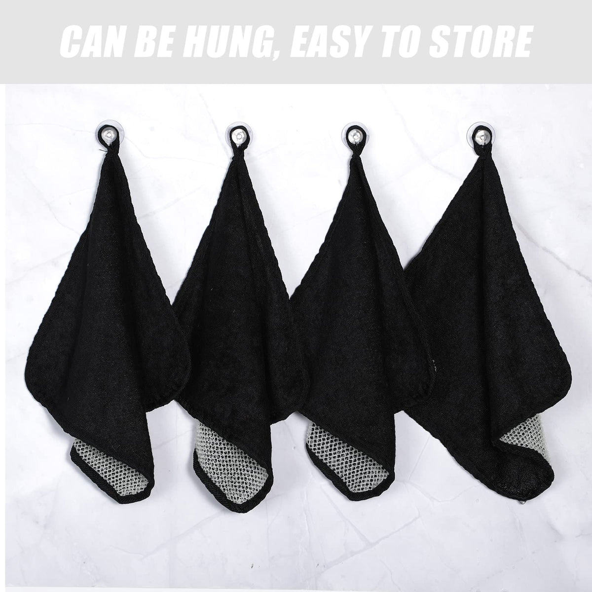 Tudomro washcloths in machine and drying showing easy-care advantage