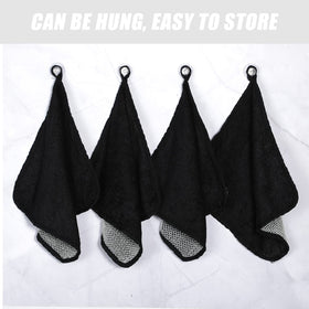 Tudomro washcloths in machine and drying showing easy-care advantage