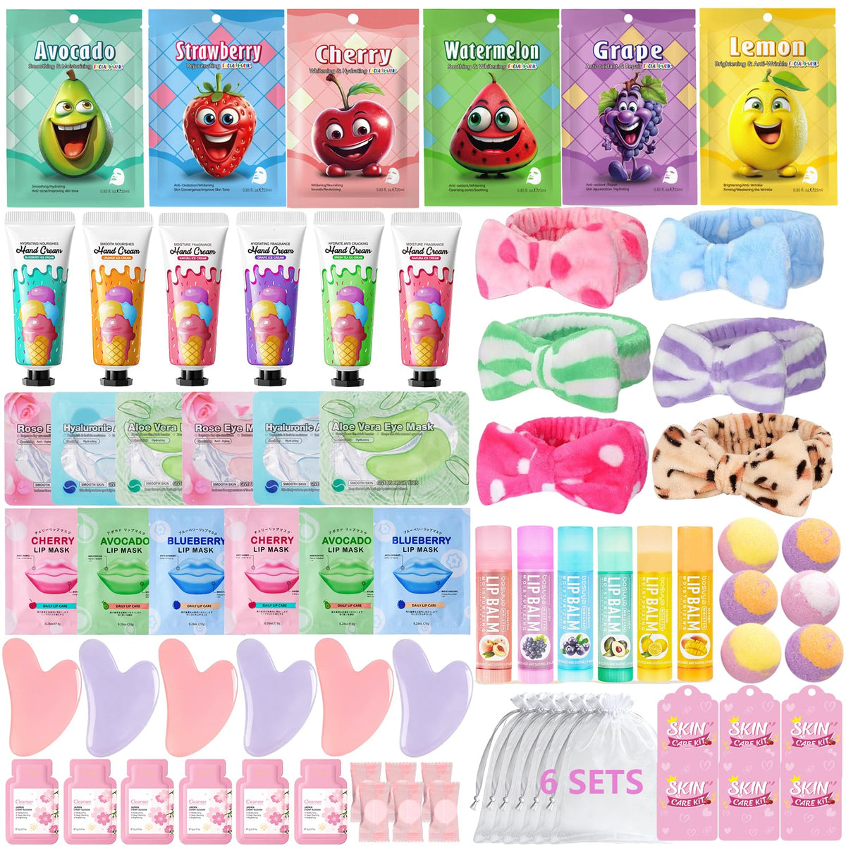 Tudona front packaging showing full 72-piece spa kit and easy gifting