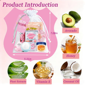Tudona lip balm, lip mask and brush close detail for precise application