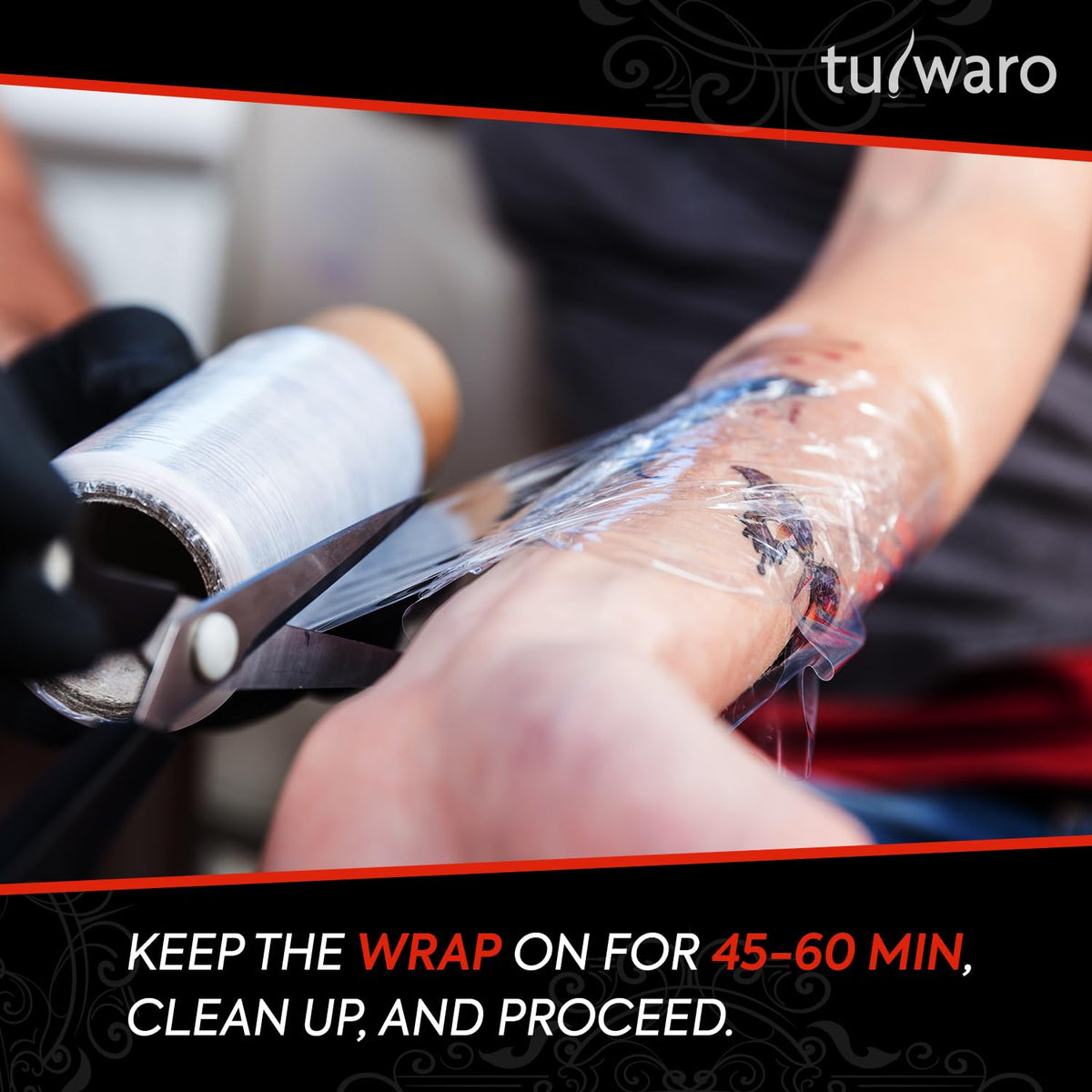 tuiwaro in use on hand demonstration showing easy spread and quick skin coverage