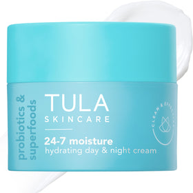 TULA front packaging displaying the 24-7 cream for daily hydration