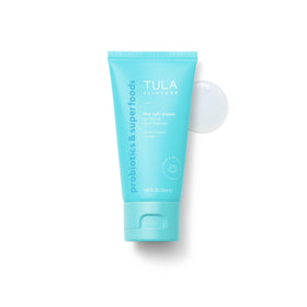 TULA 24-7 Moisture cream texture swatch showing lightweight hydration and smooth finish