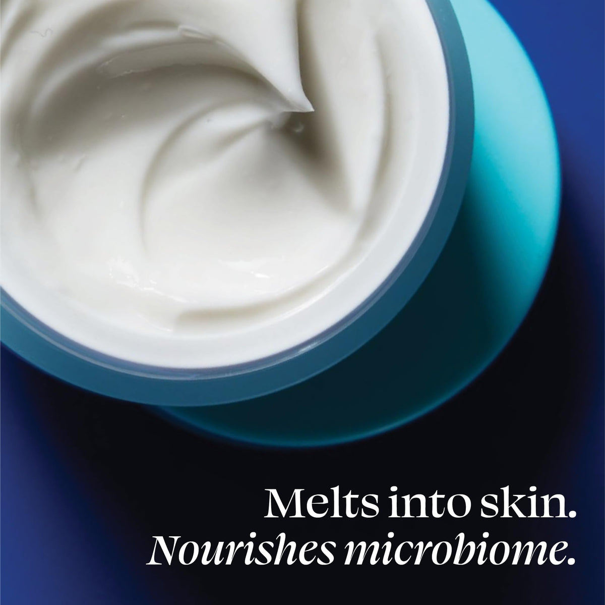 TULA cream spread on hand illustrating easy application and quick hydration
