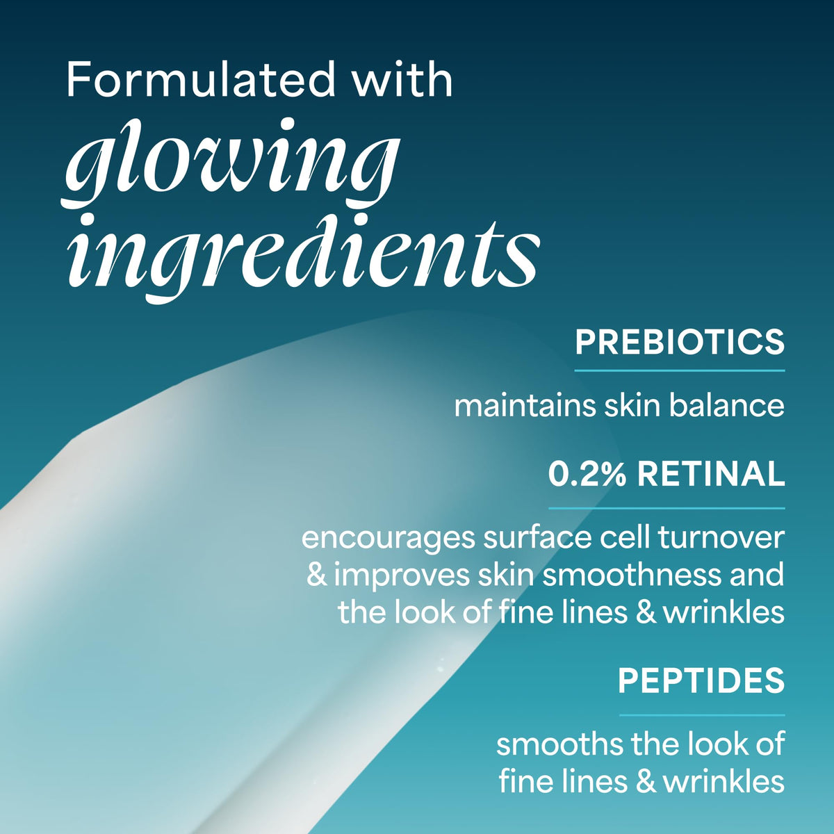 TULA ingredients display with ceramides and hyaluronic acid signaling barrier support and hydration