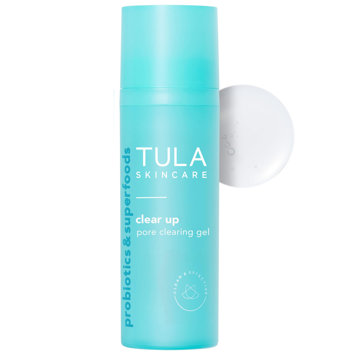 TULA Clear Up front view shows packaging and 1 fl oz size visible benefit quick identification