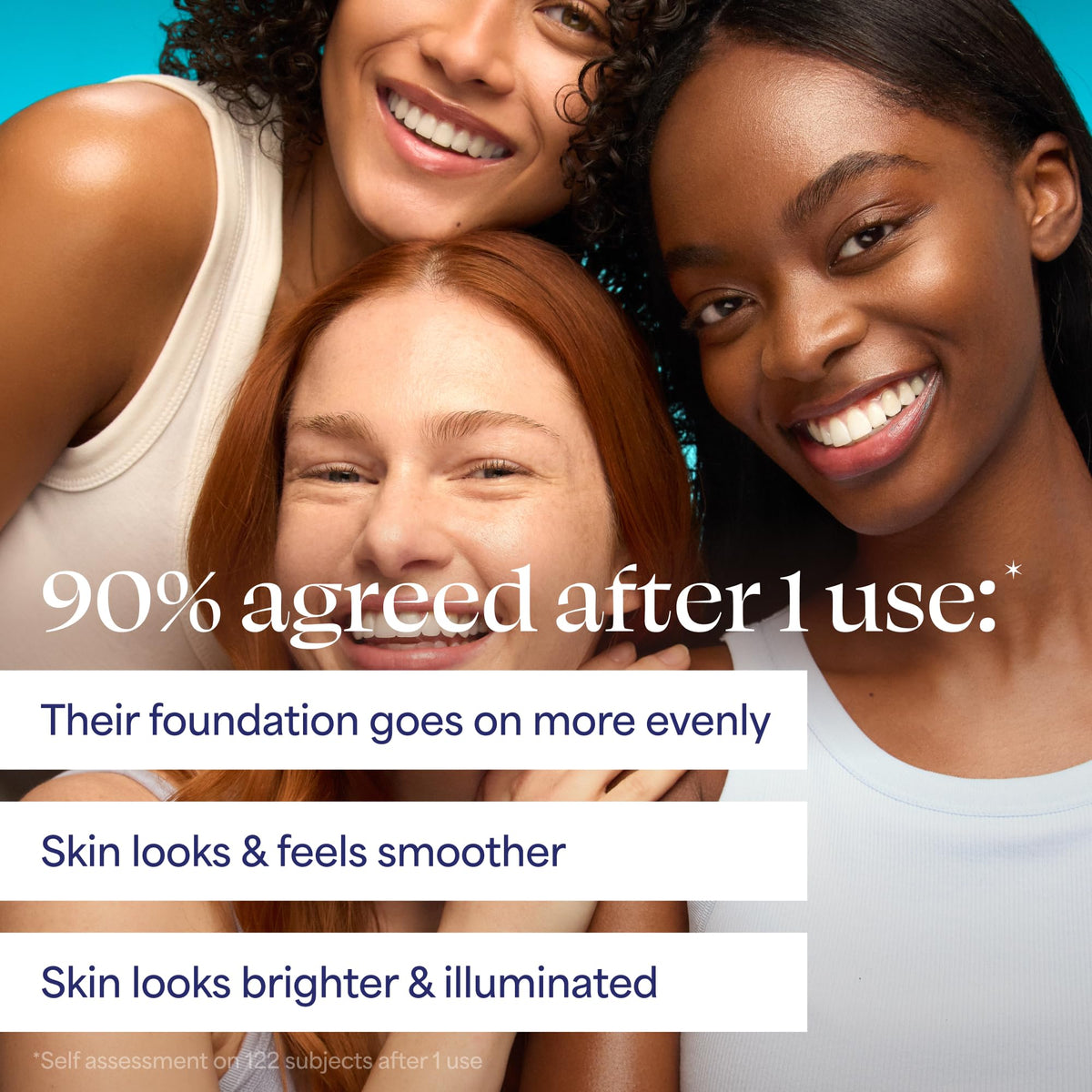 TULA before and after comparison showing reduced redness and softer skin