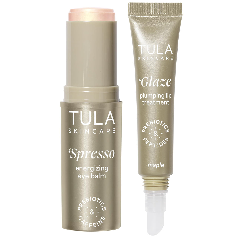 TULA Golden Duo front packaging showing both full-size products and gifting box
