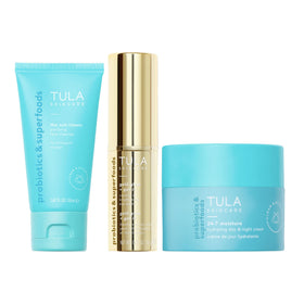 TULA front packaging of the Greatest Hits kit showing products and branding for easy recognition