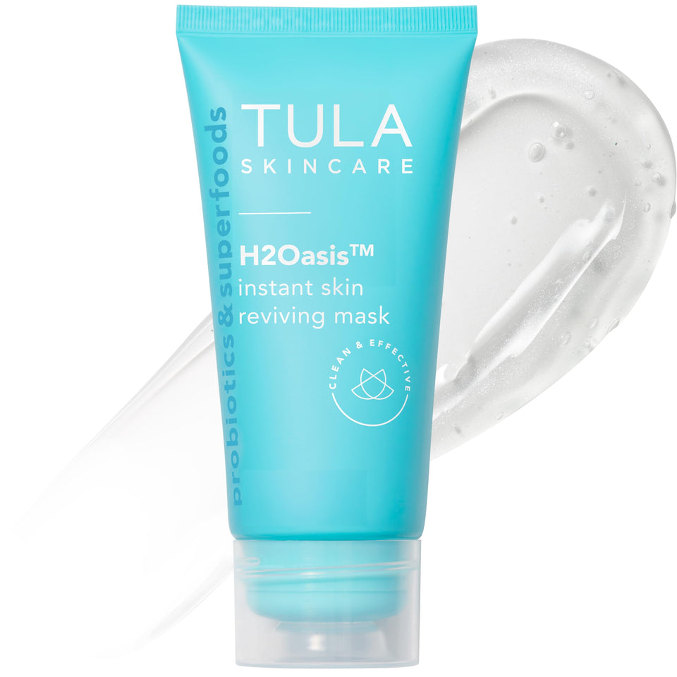 TULA H2Oasis front jar showing label and product size for clear identification and trust