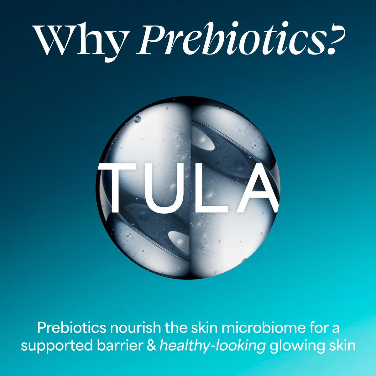 TULA label close-up highlighting ceramides and hyaluronic acid for barrier support benefit