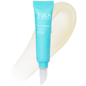 TULA lip mask jar front view showing clean packaging and hydration benefit