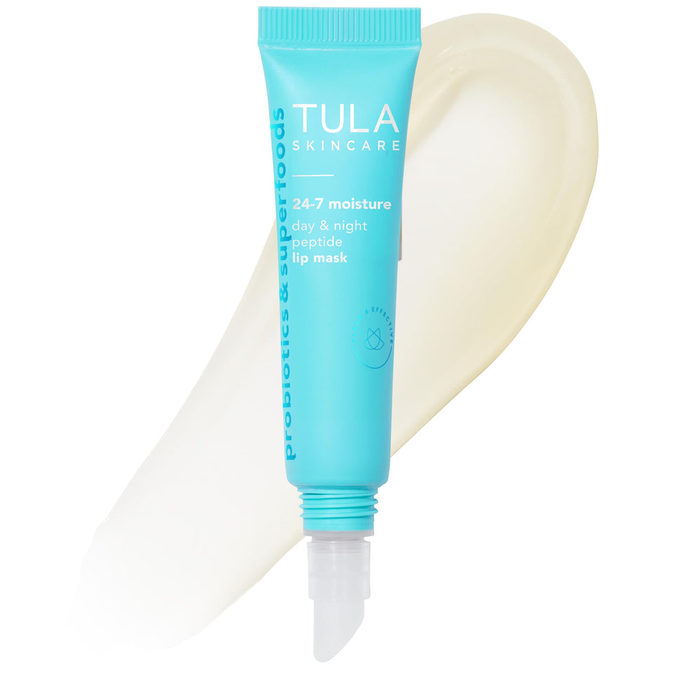 TULA lip mask jar front view showing clean packaging and hydration benefit