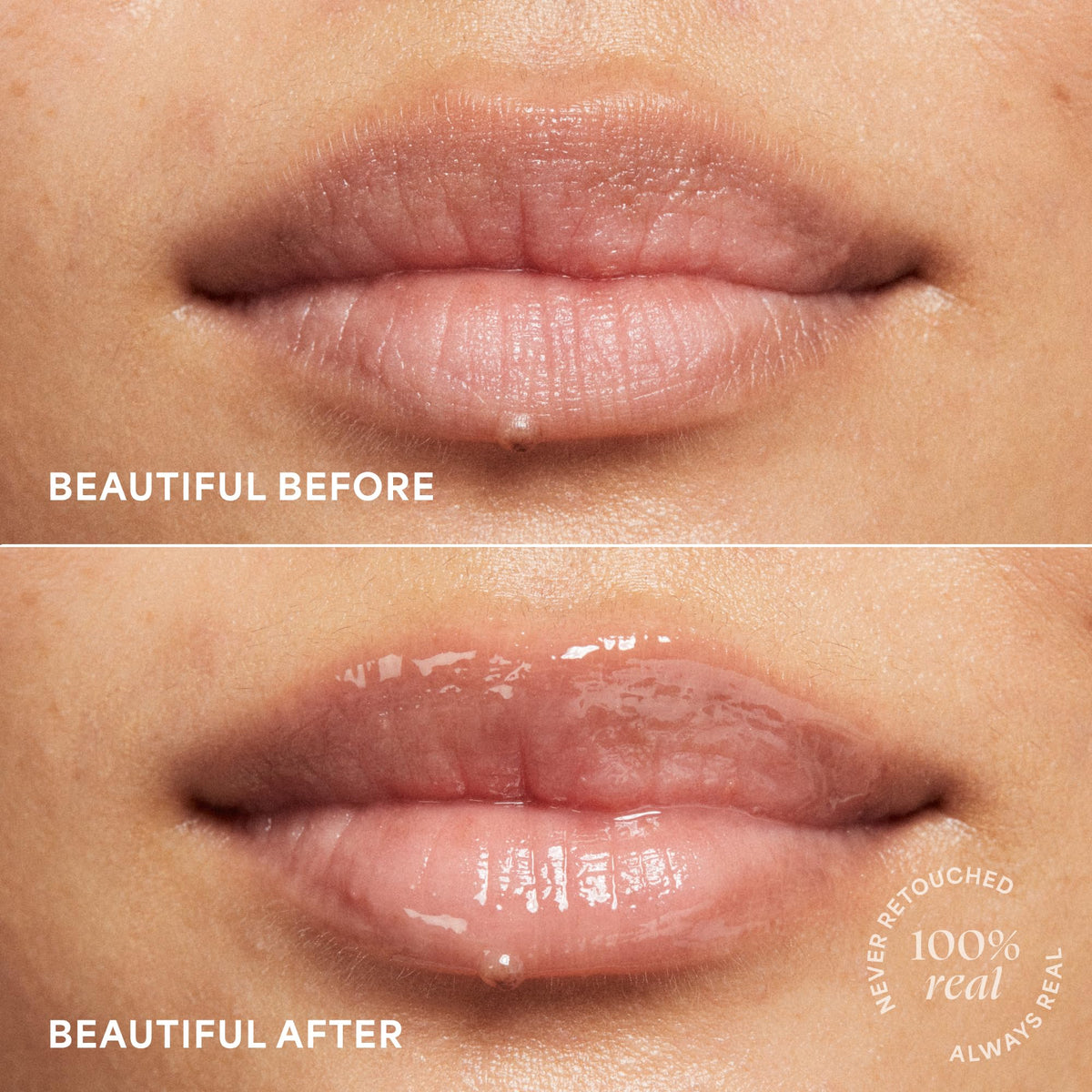 TULA lip mask inside makeup bag showing travel-ready convenience and protection