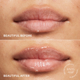 TULA lip mask inside makeup bag showing travel-ready convenience and protection