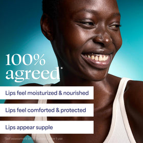 TULA lip mask layered under lipstick showing compatibility and smooth finish