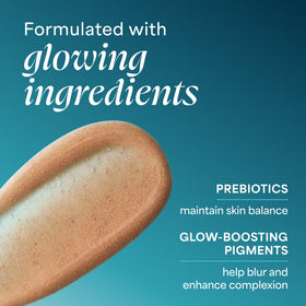 TULA Magic Hour applied to fingers during application, demonstrates quick absorption benefit