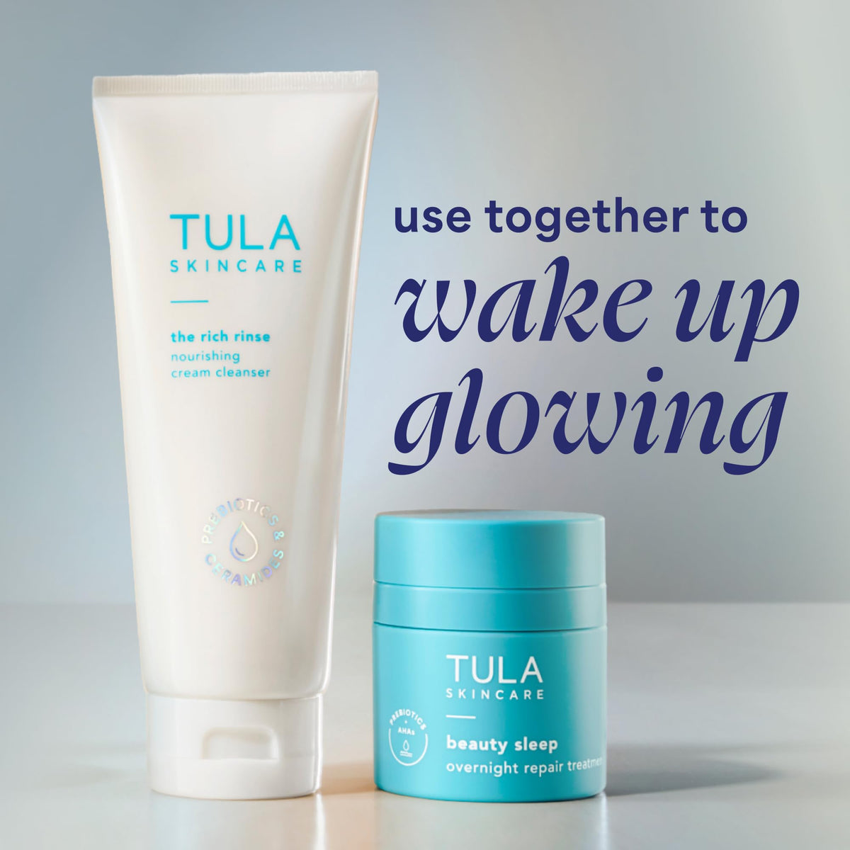 TULA mini jar beside berries representing prebiotic superblend benefit