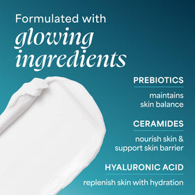 TULA moisturizer being massaged onto an arm to demonstrate nourishment benefit