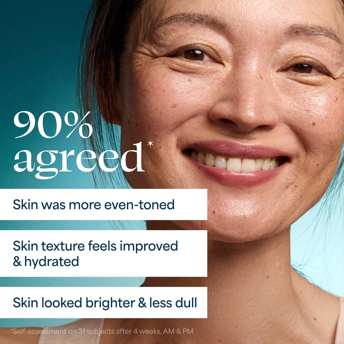 TULA product on cotton pad demonstrating application and even exfoliation