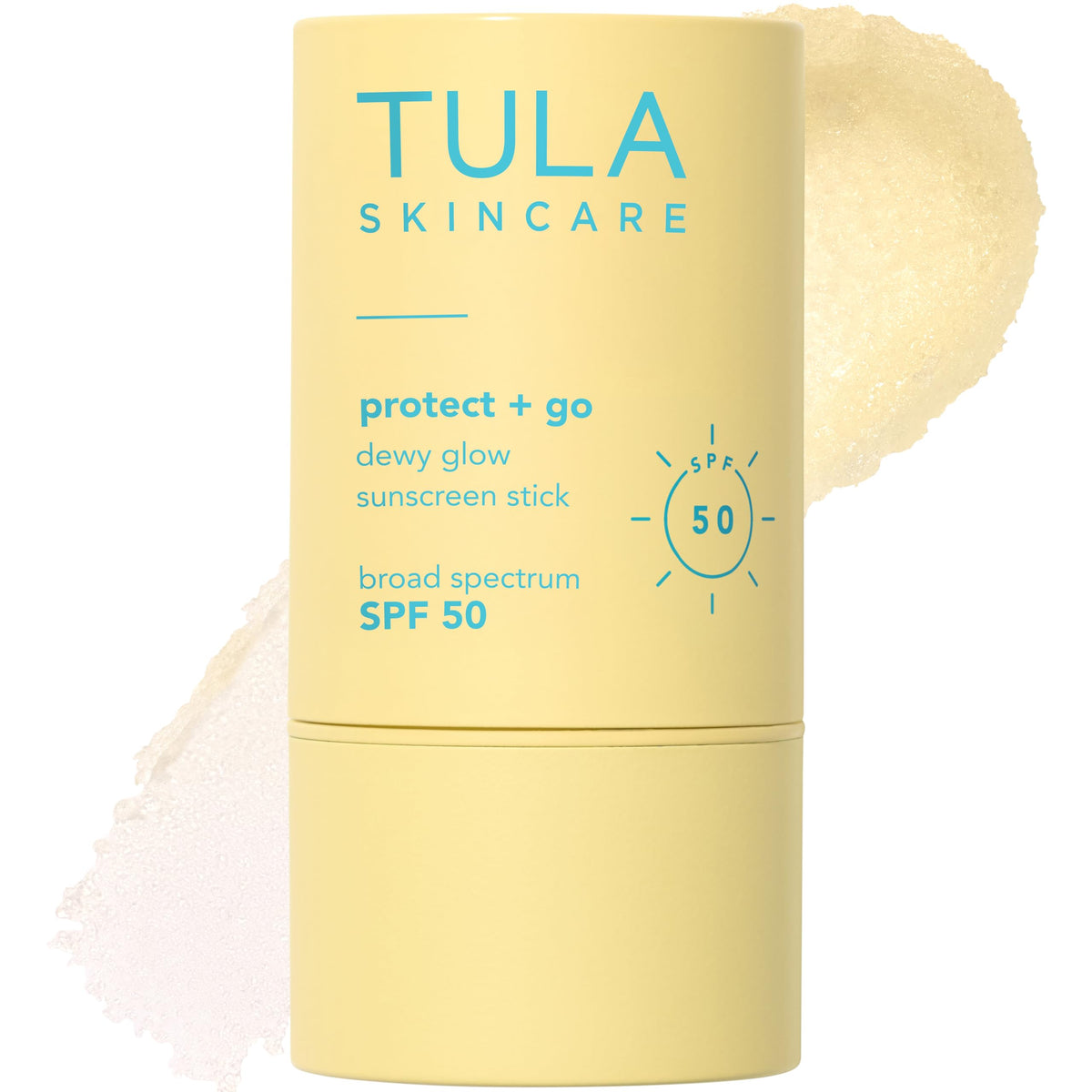 TULA stick front packaging showing SPF 50 and travel-ready benefit