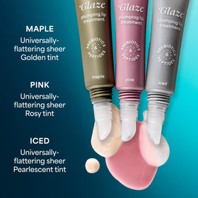 TULA close-up of glossy lip surface showing luminous shine effect