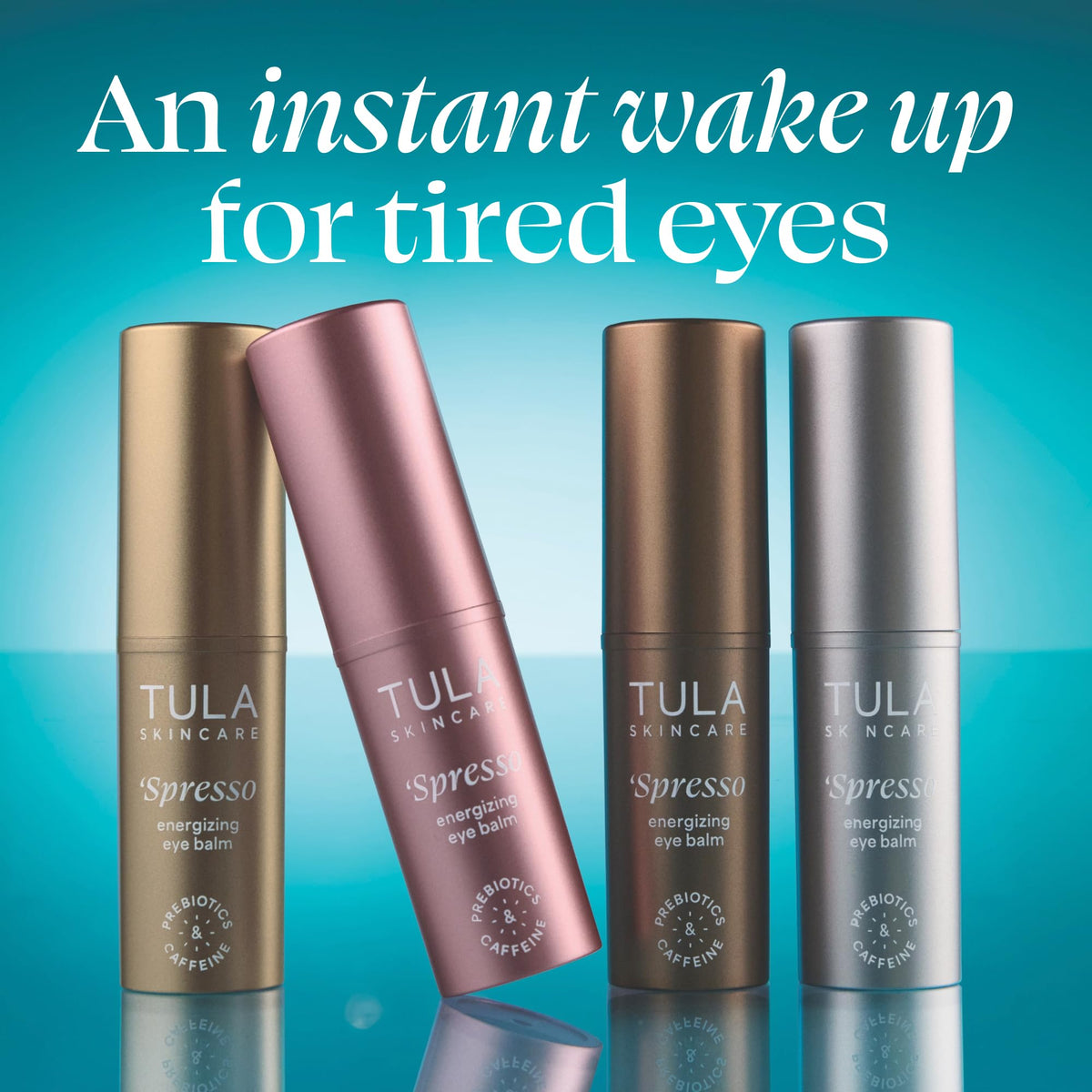 TULA Spresso Iced being applied to orbital bone showing instant cooling
