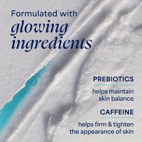 TULA Spresso Iced ingredient visual with caffeine and hyaluronic acid highlighting energizing benefits