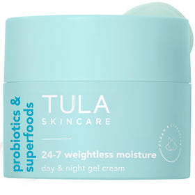 TULA jar front view showing clean branding and compact size benefit