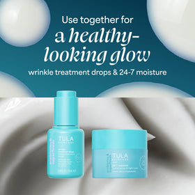 TULA product label close-up highlighting key ingredients and clarity