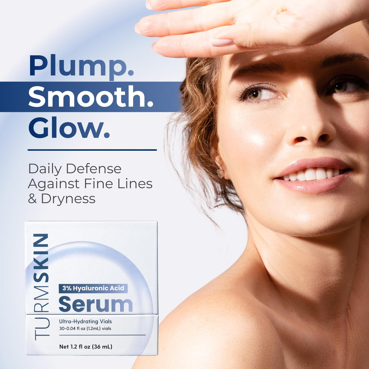 Turmskin vial open dispensing serum for precise hygienic application
