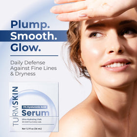 Turmskin vial open dispensing serum for precise hygienic application