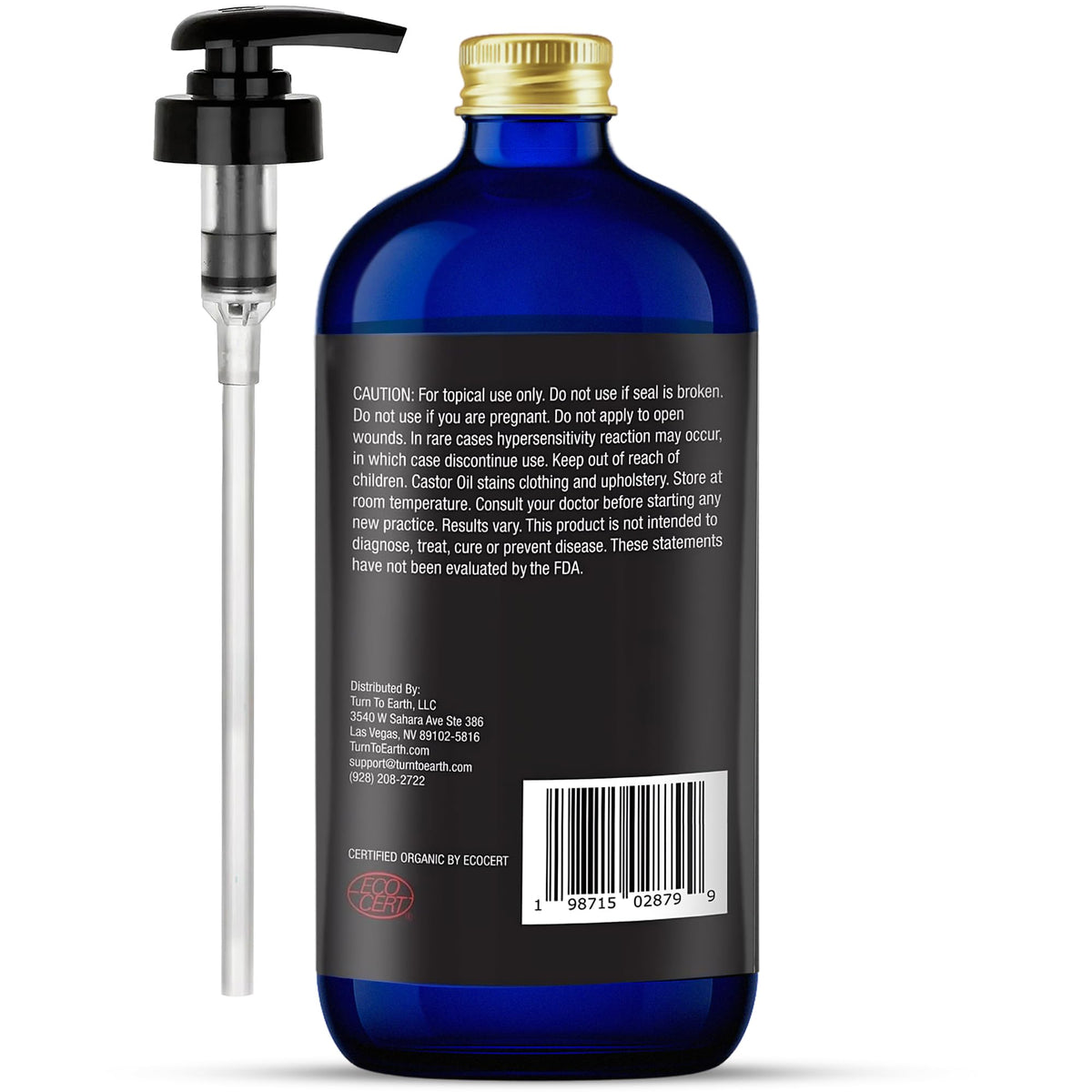 TURN TO EARTH bottle on bathroom shelf in lifestyle scene for everyday routine benefit