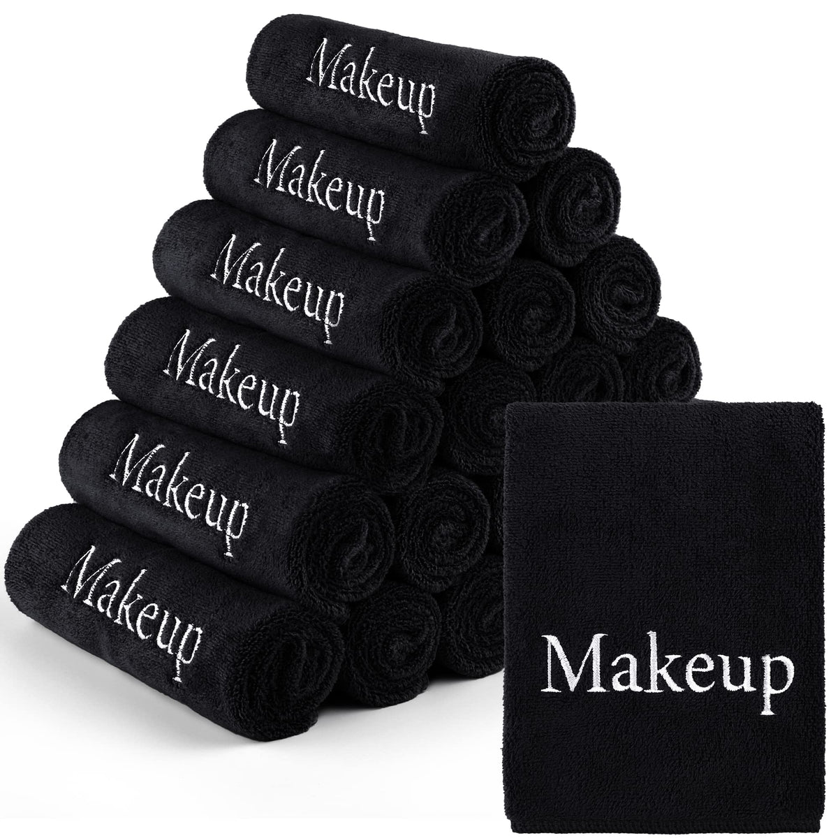 TURSTIN towel in use removing makeup demonstrating gentle cleansing