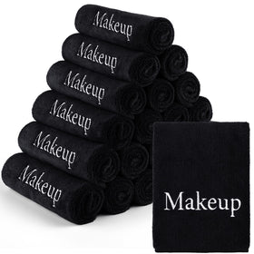 TURSTIN towel in use removing makeup demonstrating gentle cleansing