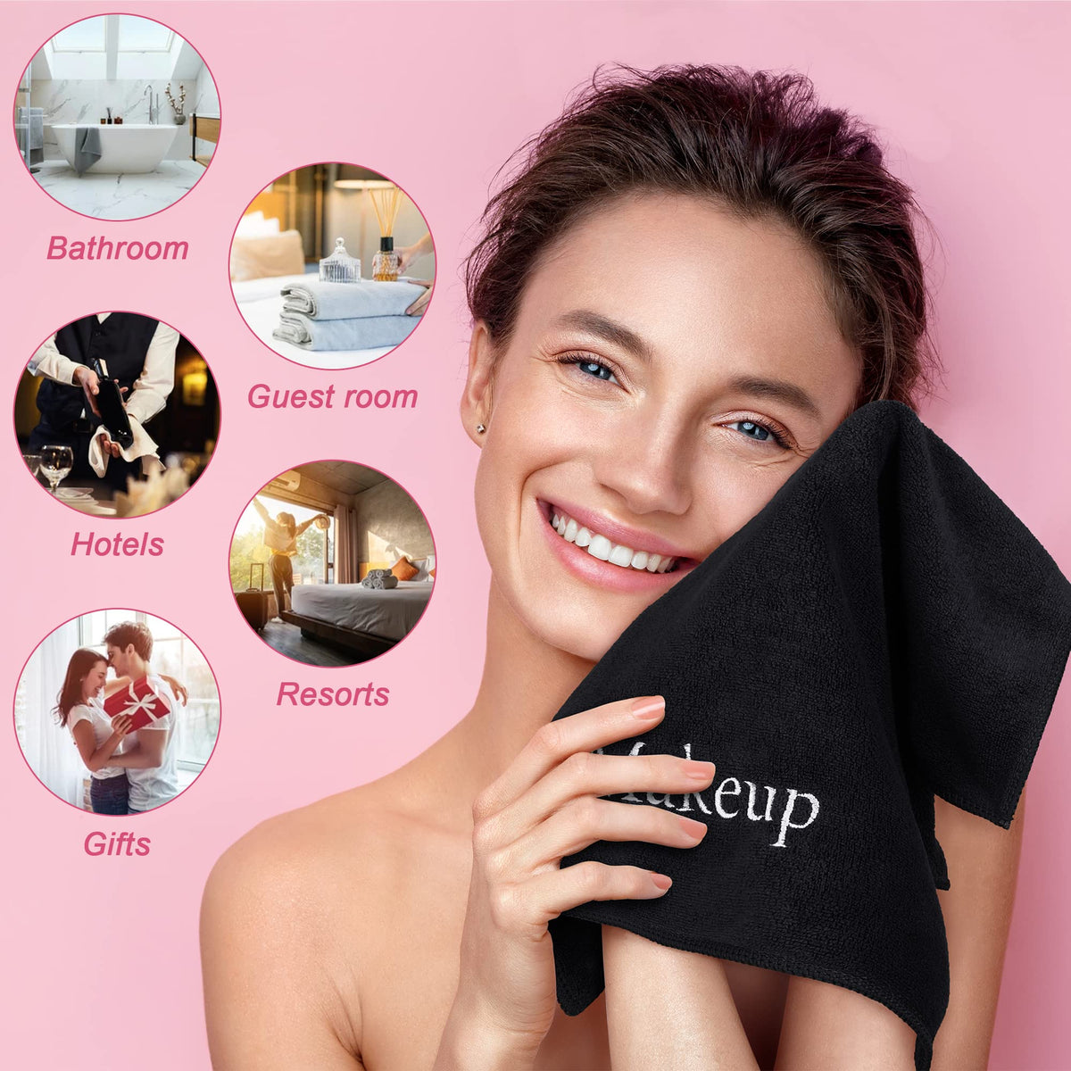 TURSTIN towels styled in bathroom showing ready-to-use convenience