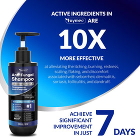 Tuymec shampoo lather texture close-up demonstrating gentle foam and manageable consistency