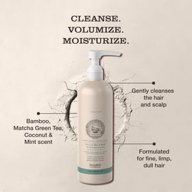 Tweak'd by Nature creamy shampoo texture closeup illustrating moisturizing benefit
