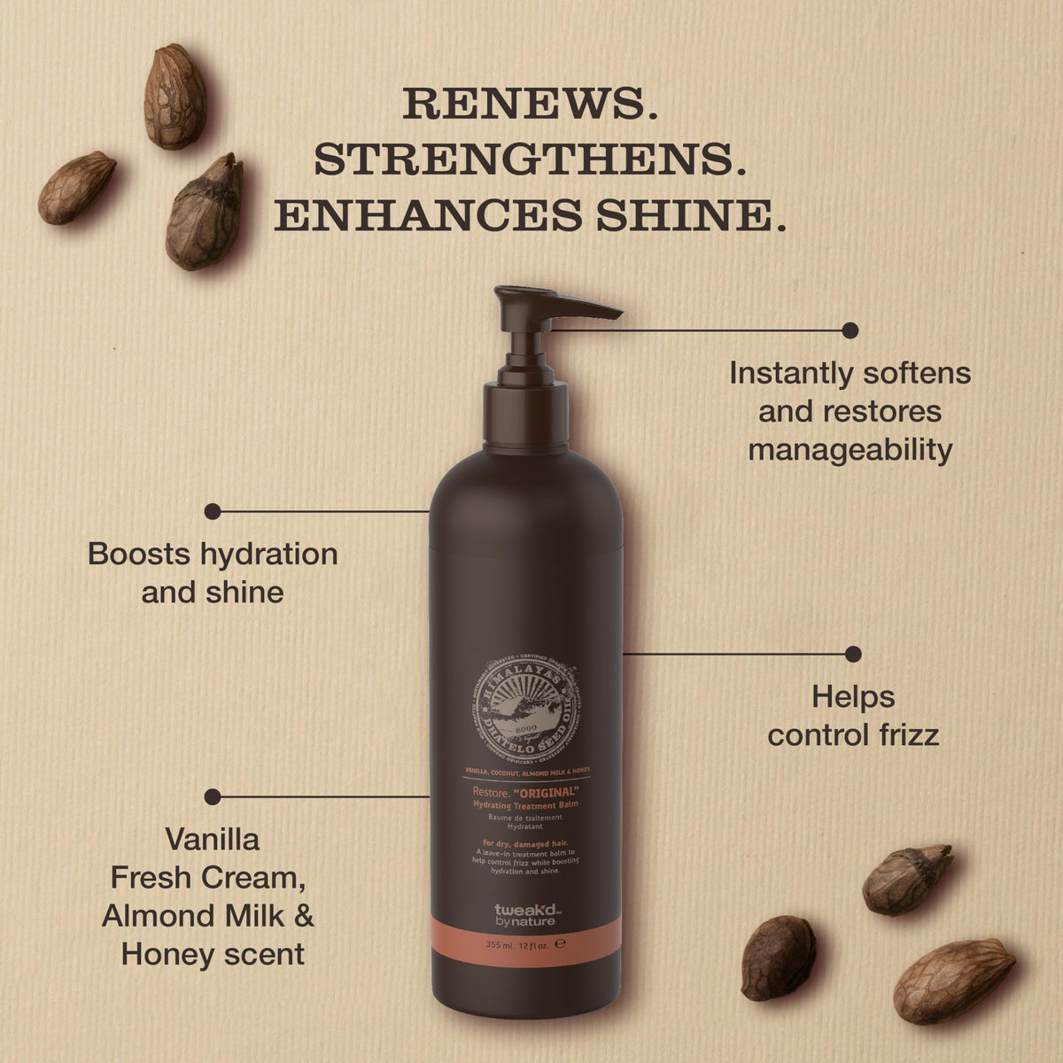 Tweak'd by Nature balm being dispensed to show lightweight dose control
