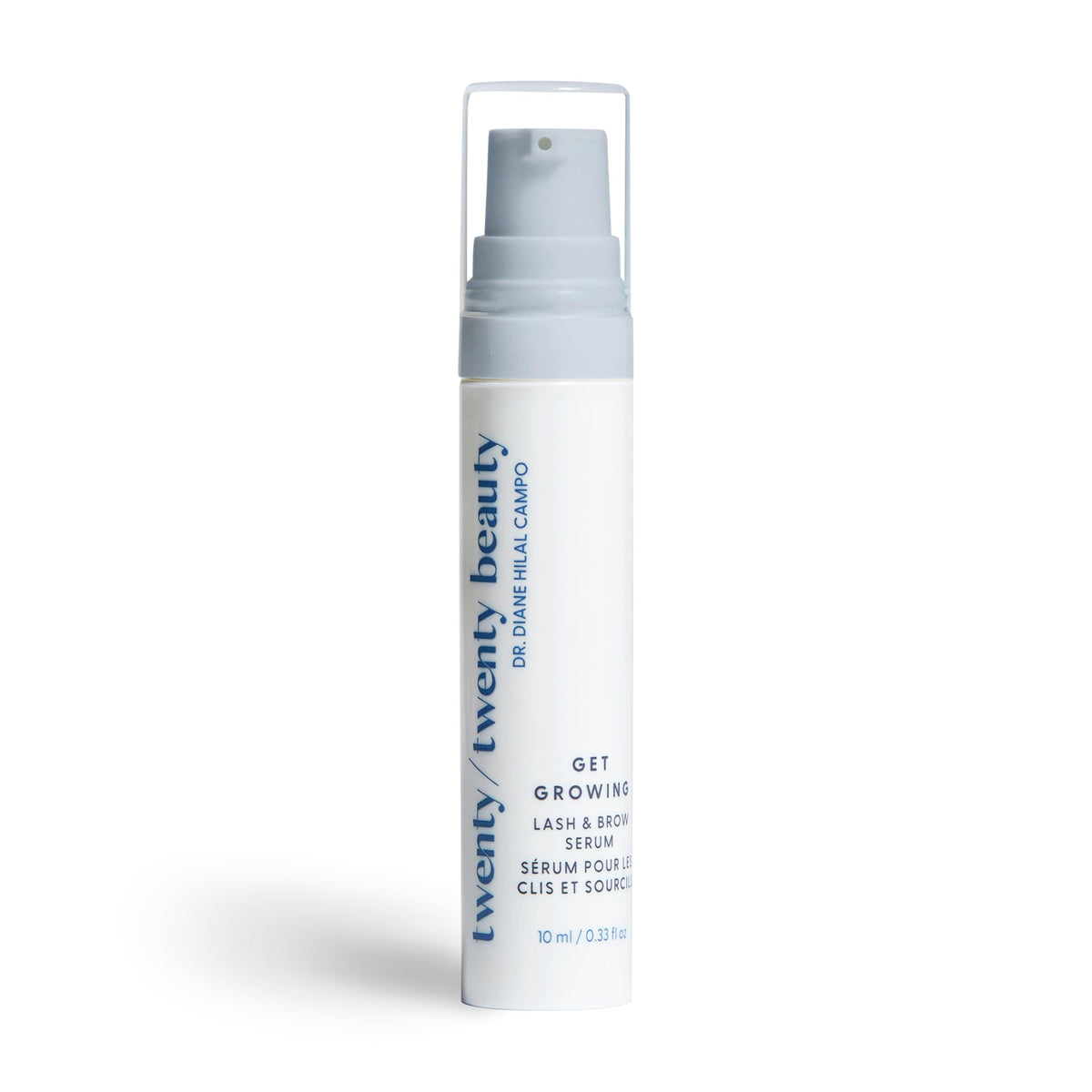 twenty/twenty beauty front packaging showing clean three-ingredient formula benefit