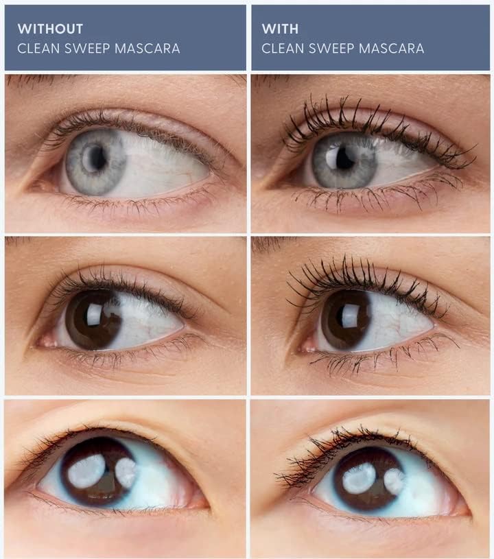 twenty/twenty beauty model wearing mascara in a daily routine for comfortable wear