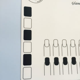 Twinkled T pastel color-testing boxes displaying opacity checks for quick decisions